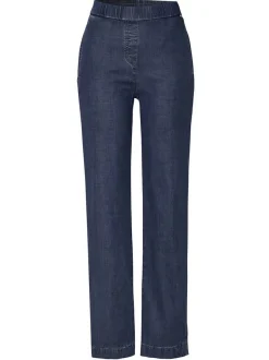 Relaxed Damen Jeans - Scarlet Wide in blau - Länge: lang