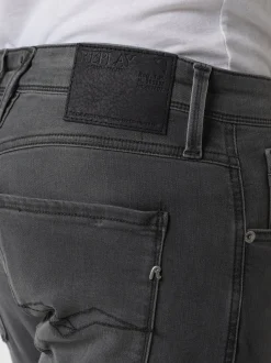 Replay Herren Hose - Anbass in grau - Länge: lang