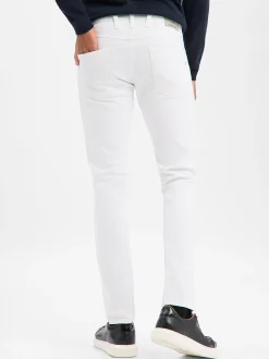Replay Herren Jeans Slim Fit - Anbass in weiß