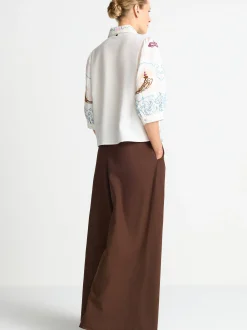 Rich & Royal Damen Bluse in ecru mehrfarbig