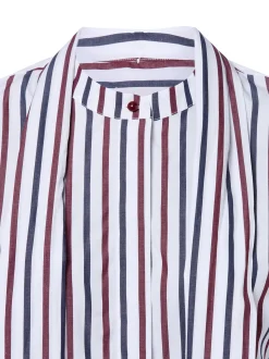 Rich & Royal Damen Bluse in weiß marine - Ärmel: langarm