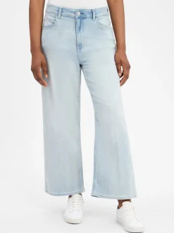 Rich & Royal Damen Jeans-Culotte in bleached