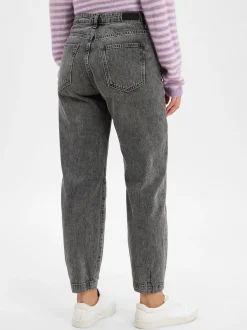 Rich & Royal Damen Jeans in grau - Länge: mittel