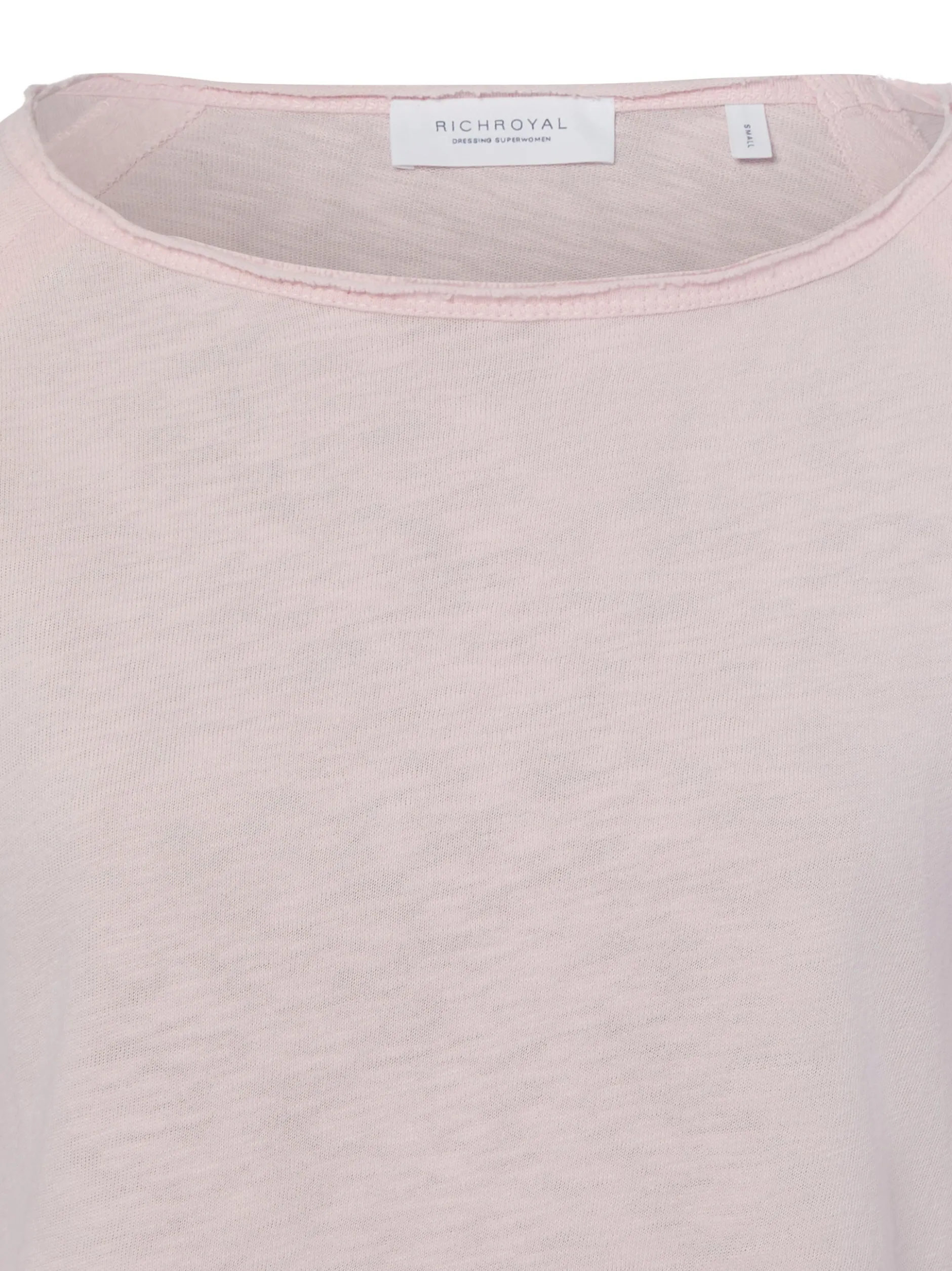 Rich & Royal Damen Langarmshirt in rosa - Ärmel: langarm