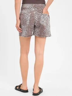 Rich & Royal Damen Shorts - Leopard Print in braun schwarz