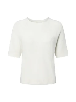 Rich & Royal Damen Strickpullover mit Alpaka-Anteil in ecru