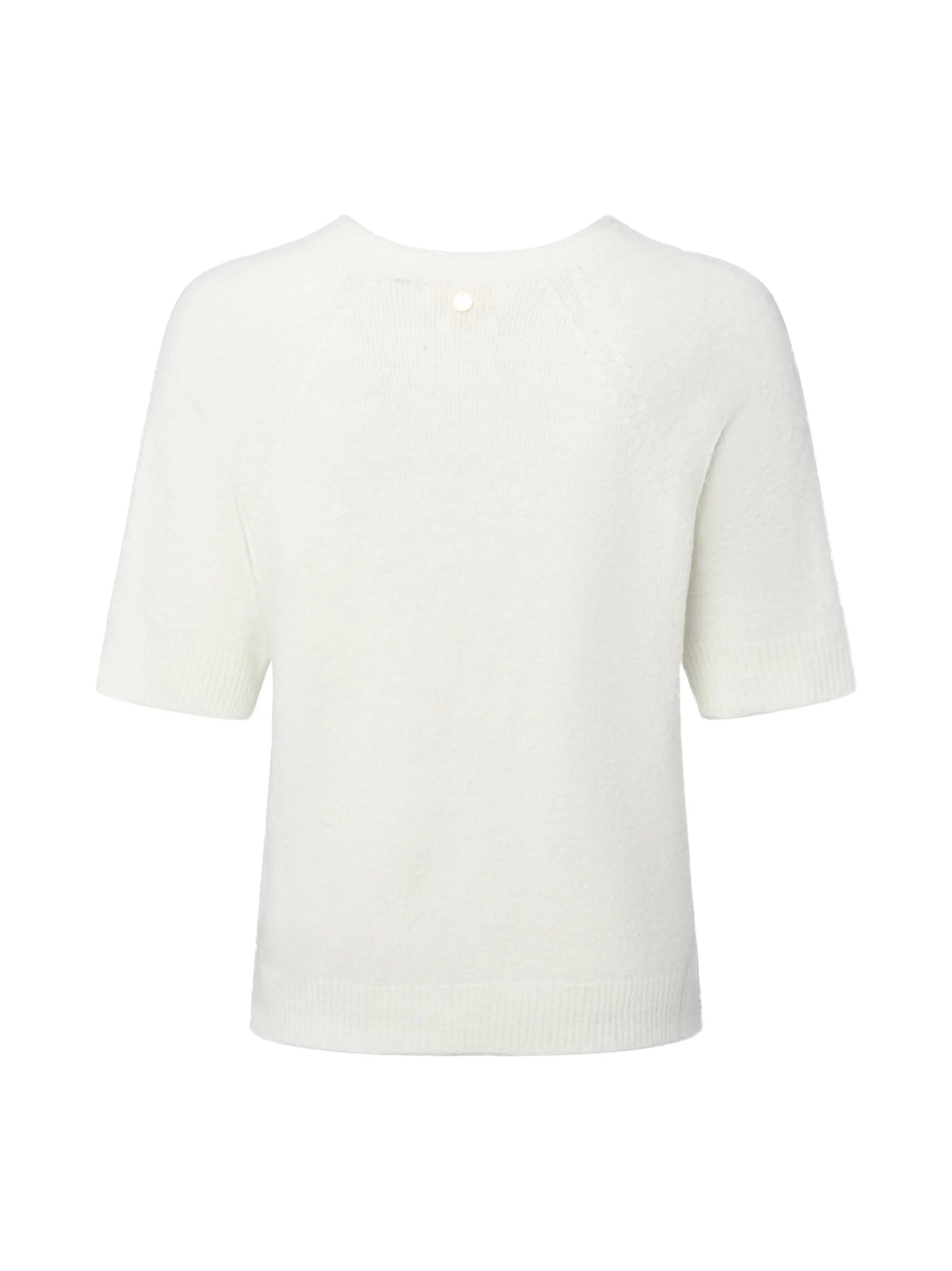 Rich & Royal Damen Strickpullover mit Alpaka-Anteil in ecru