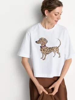 Rich & Royal Damen T-Shirt in weiß - Ärmel: kurzarm