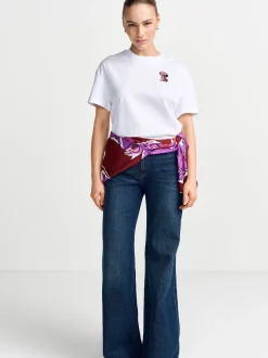 Rich & Royal Damen T-Shirt in weiß - Ärmel: kurzarm