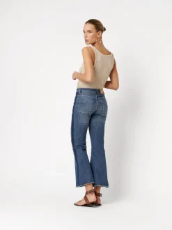 Rosner Damen Five-Pocket-Hose - Antonia Kick Galon in medium stone