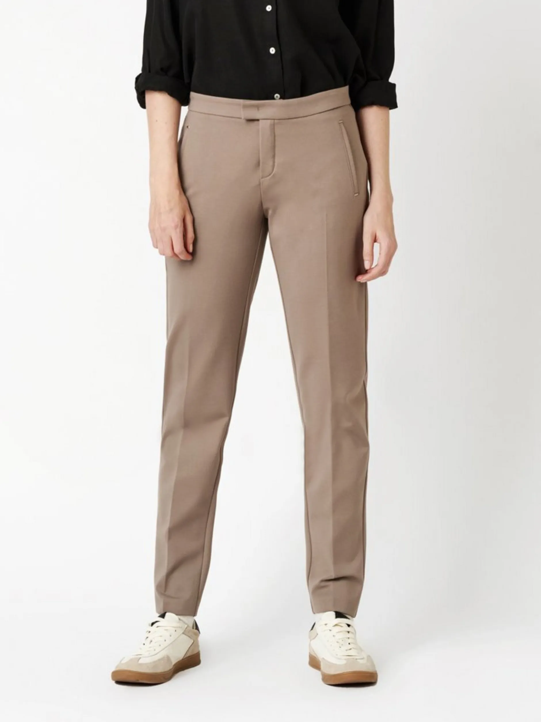 Rosner Damen Hose - Alisa_317 in taupe - Länge: mittel