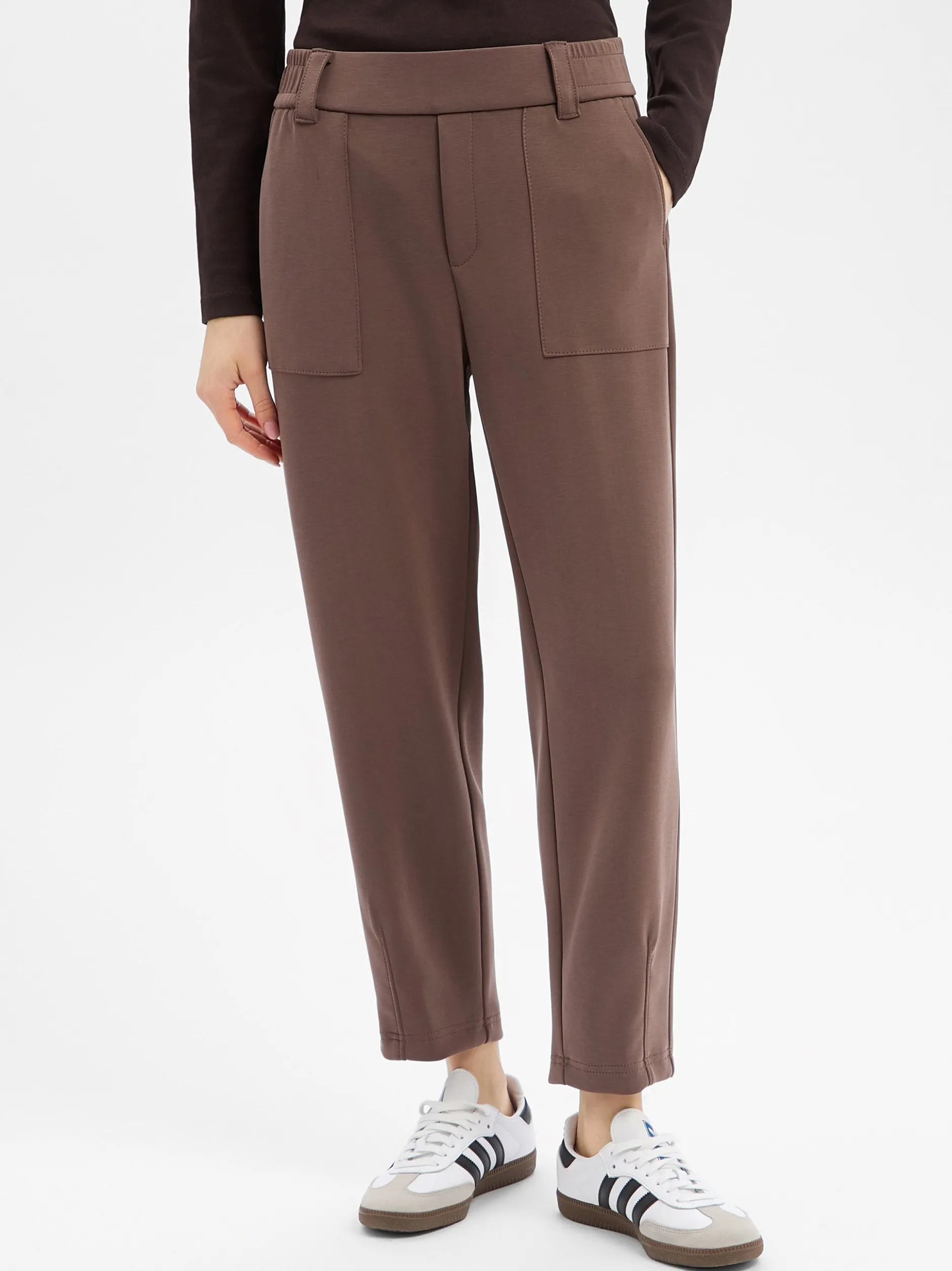 Rosner Damen Hose - Mara Casual Tapered in schlamm
