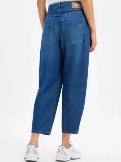 Rosner Damen Jeans - Mara Barrel Pleat in medium stone