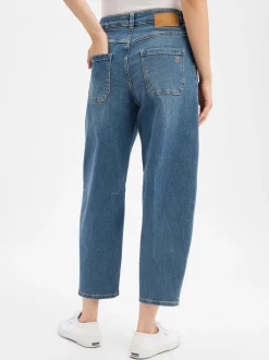 Rosner Damen Jeans - Mara Tapered Worker in medium stone
