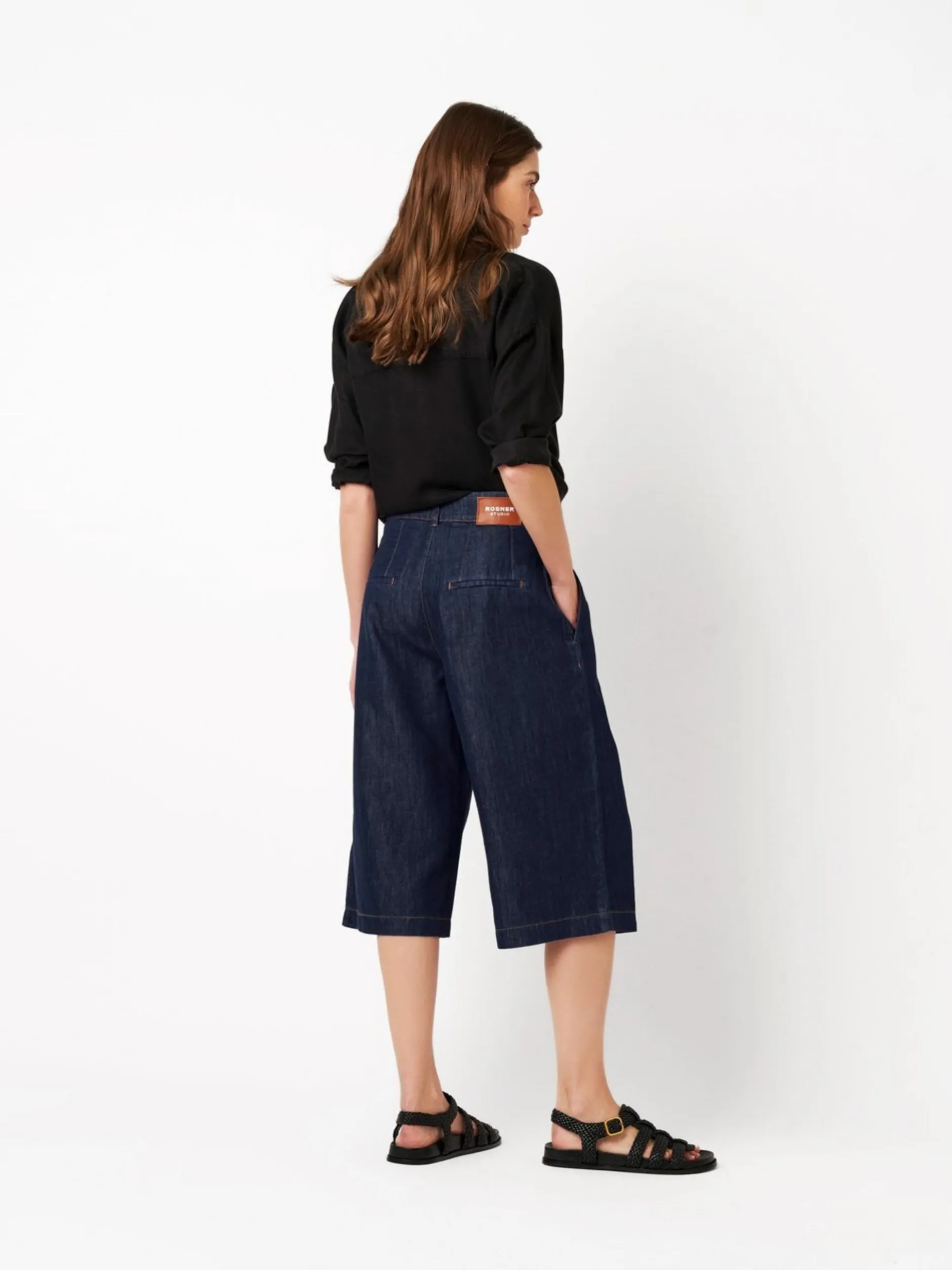 Rosner Damen Jeans - Mara Wide in rinsed blau