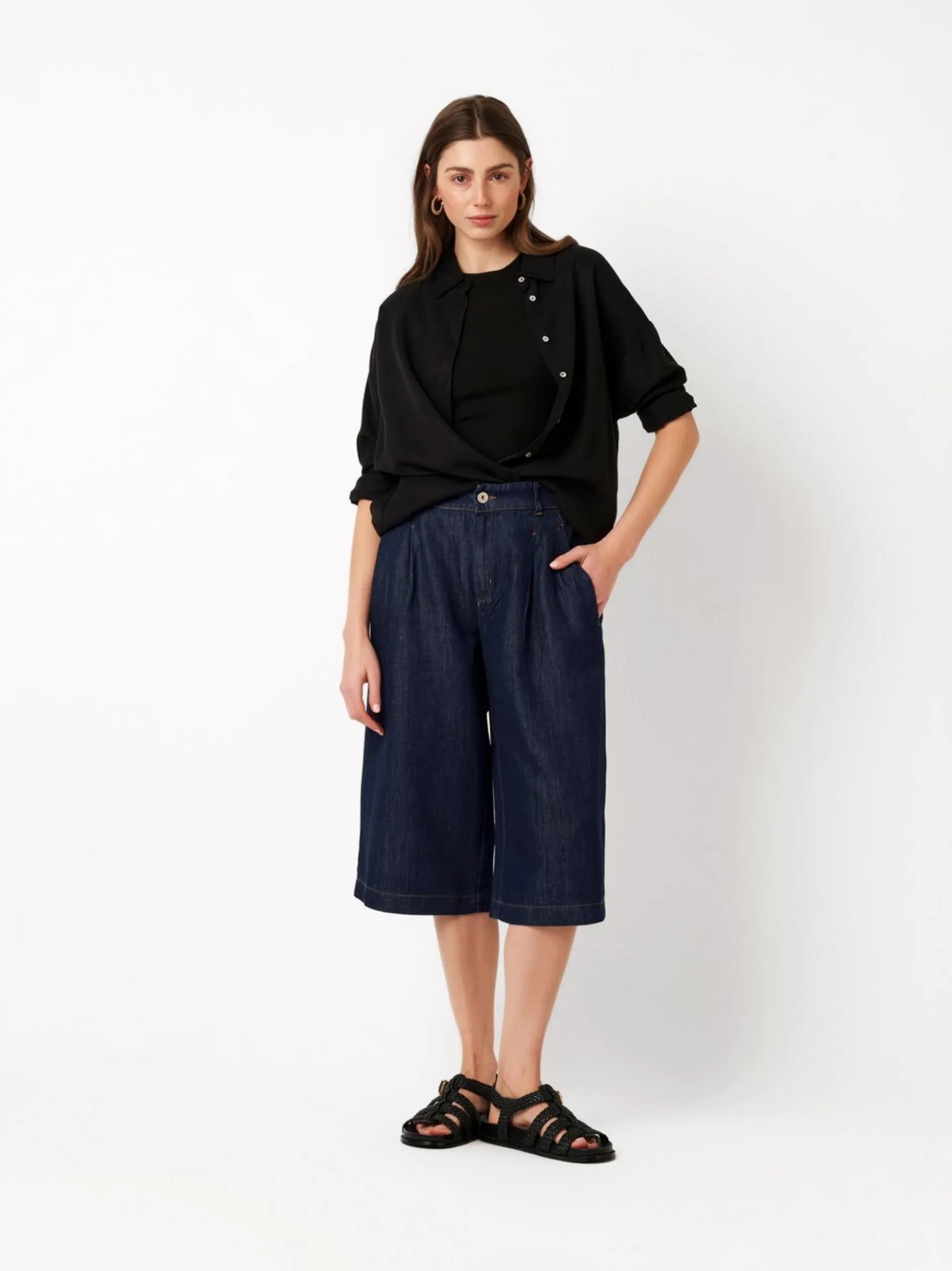Rosner Damen Jeans - Mara Wide in rinsed blau