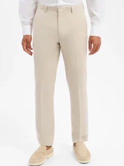 Roy Robson Herren Baukasten-Hose mit Leinenanteil in beige