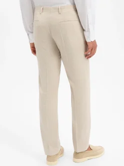 Roy Robson Herren Baukasten-Hose mit Leinenanteil in beige