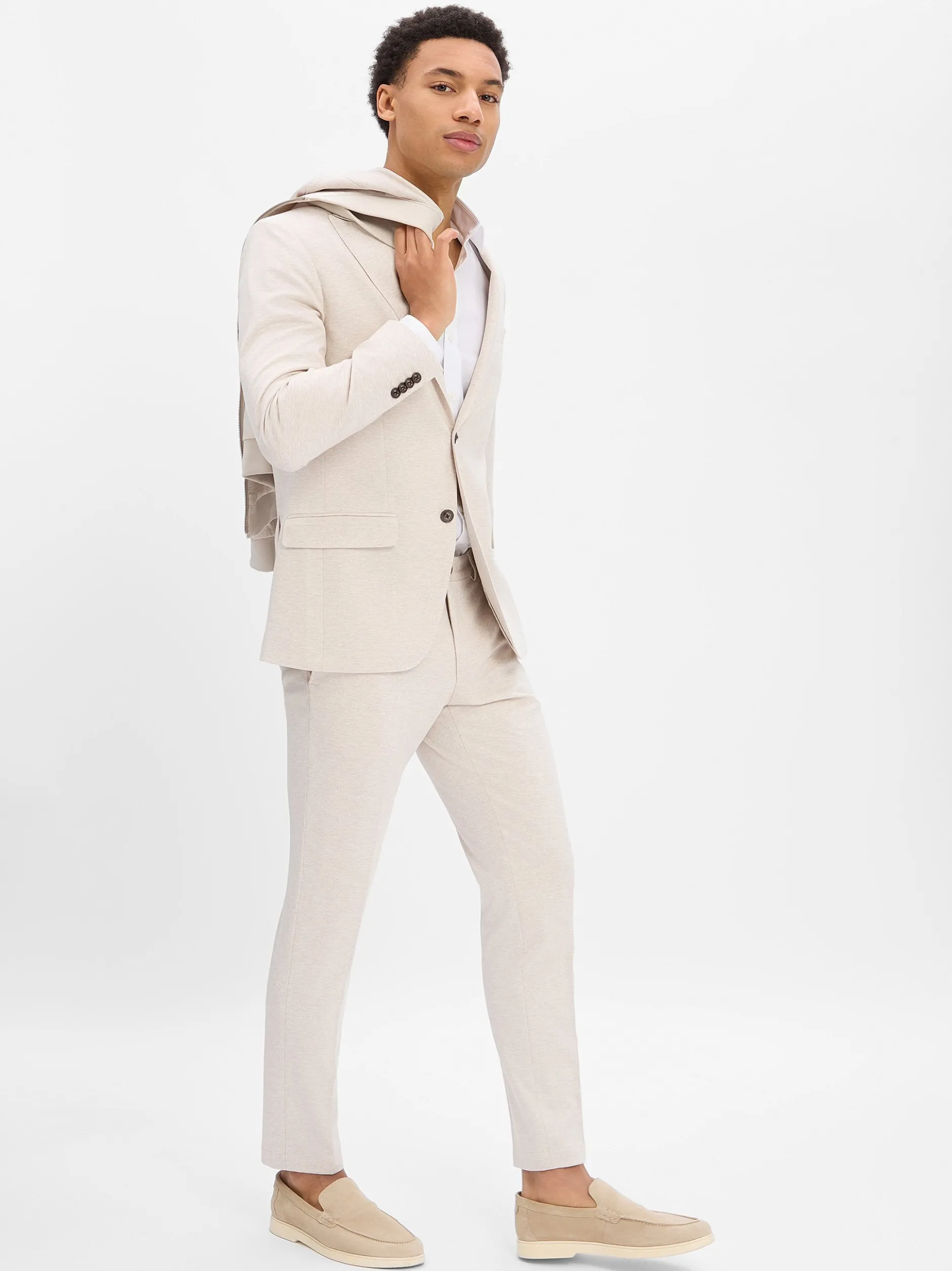 Roy Robson Herren Baukasten-Hose in beige