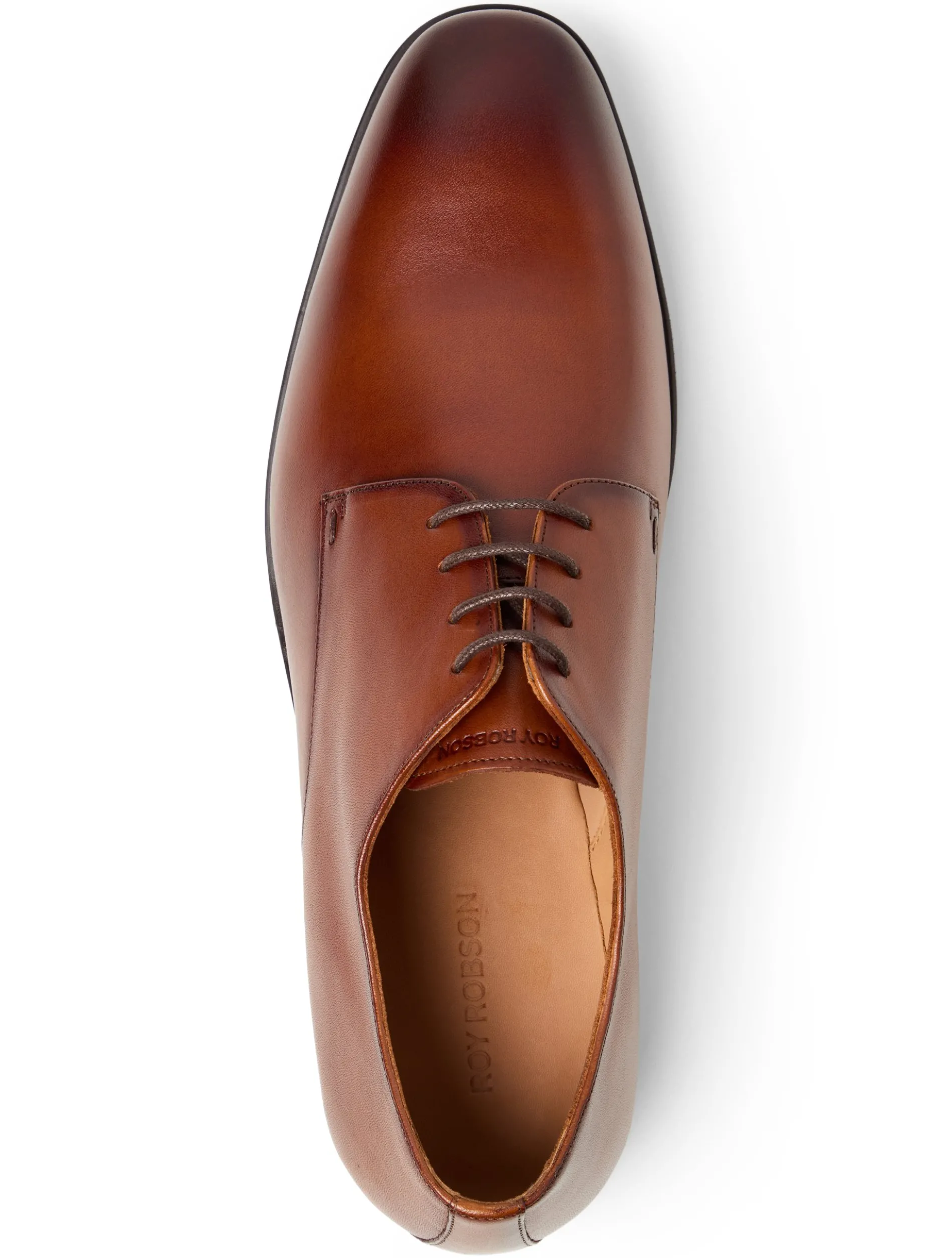 Roy Robson Herren Schnürschuhe in cognac