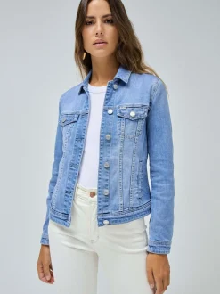 Salsa Jeans Damen Jeansjacken in medium stone
