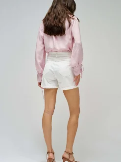 Salsa Jeans Damen Shorts - Glamour in ecru