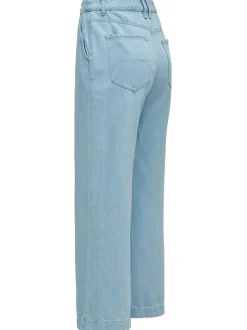 Salsa Jeans Damen Stoffhose in hellblau