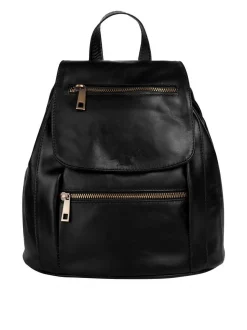 Samantha Look Damen Cityrucksack in schwarz