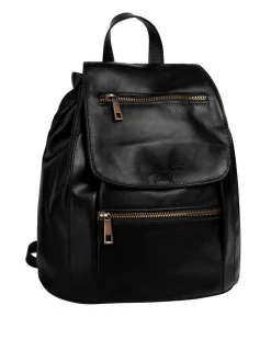 Samantha Look Damen Cityrucksack in schwarz