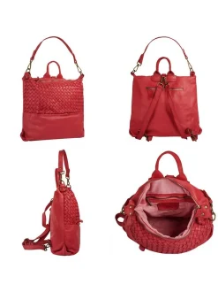Samantha Look Damen Rucksack in rot