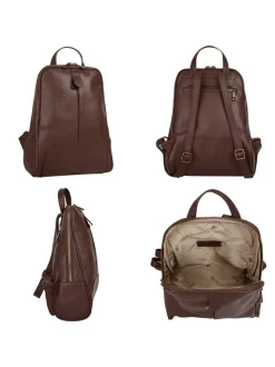 Samantha Look Damen Rucksack in braun