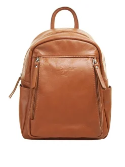 Samantha Look Damen Rucksack in cognac