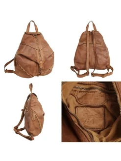 Samantha Look Damen Rucksack in cognac