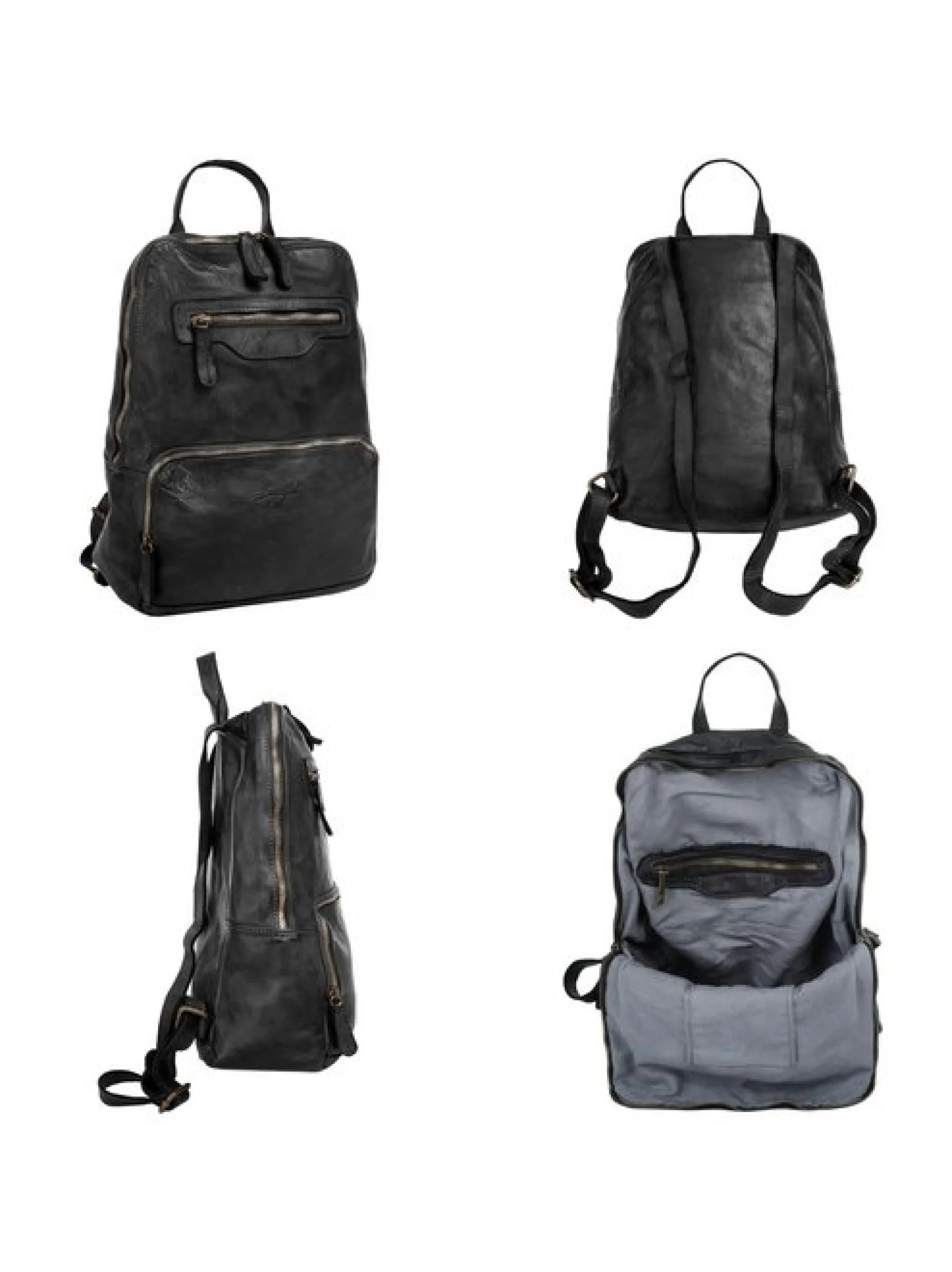 Samantha Look Damen Rucksack in schwarz
