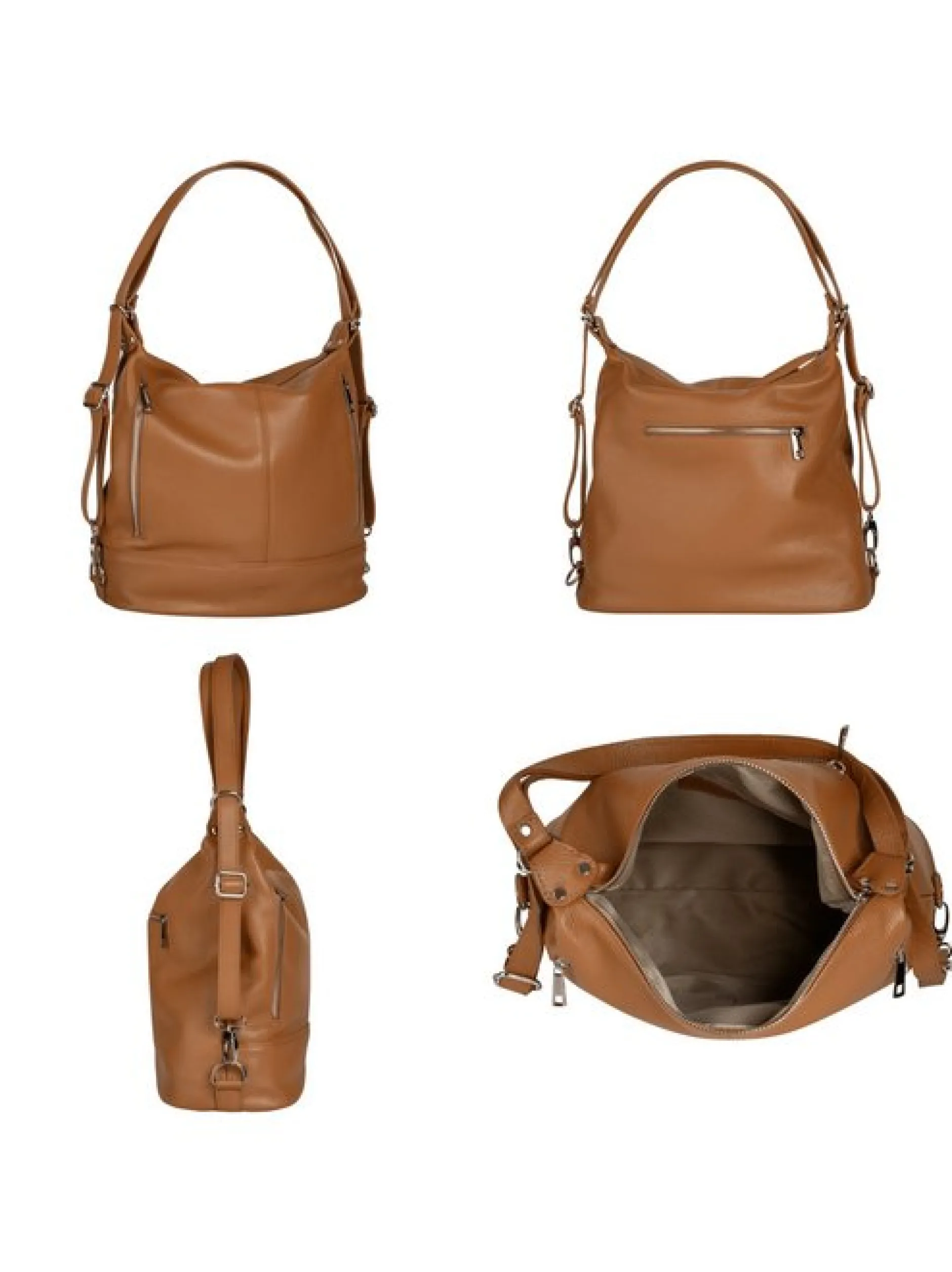 Samantha Look Damen Rucksack in cognac