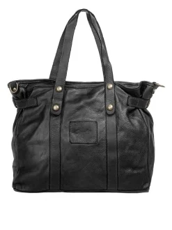 Samantha Look Damen Shopper in schwarz