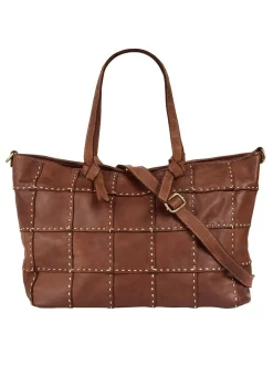 Samantha Look Damen Shopper in cognac