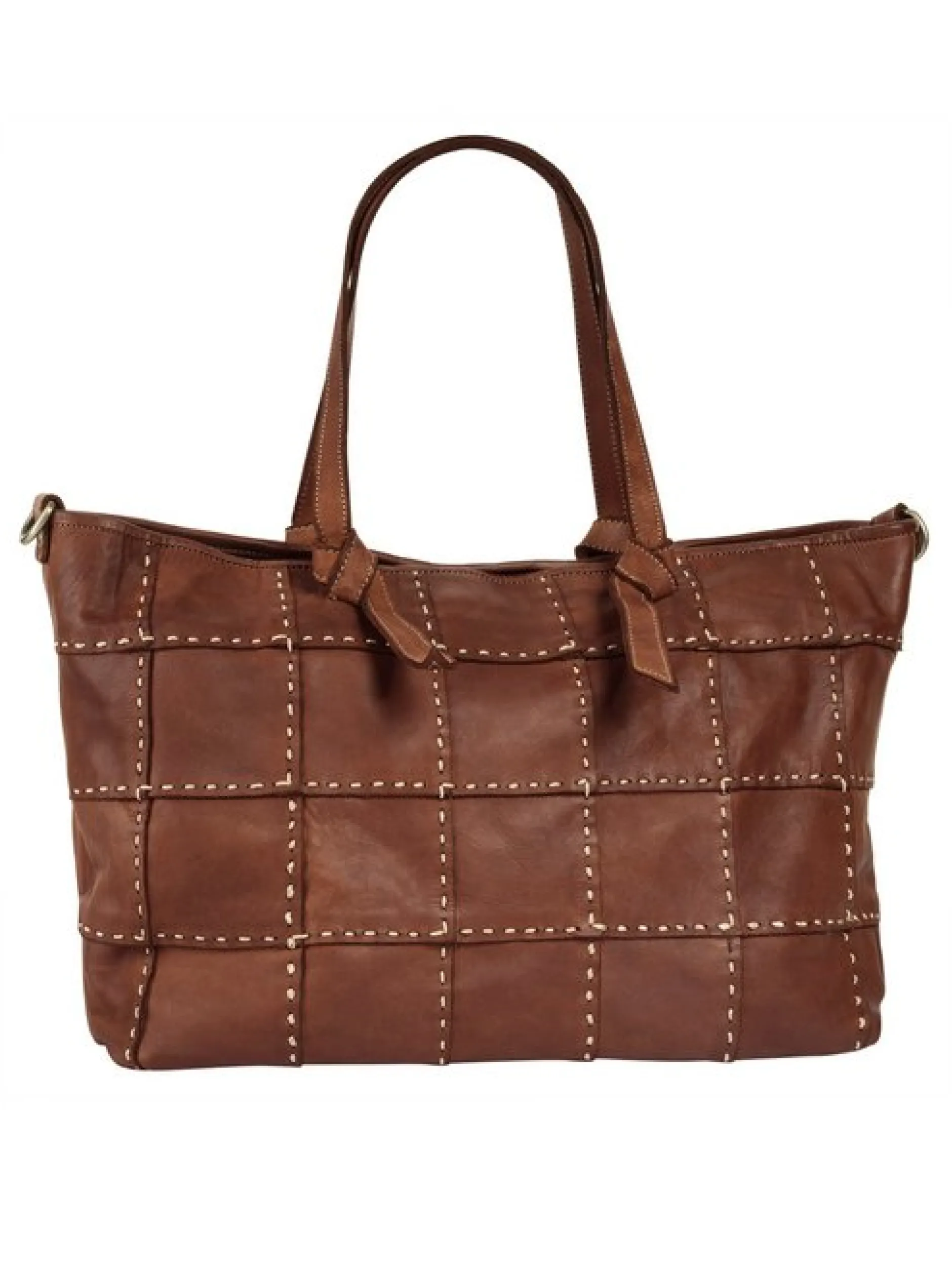 Samantha Look Damen Shopper in cognac