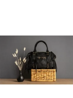 Samantha Look Damen Shopper in schwarz