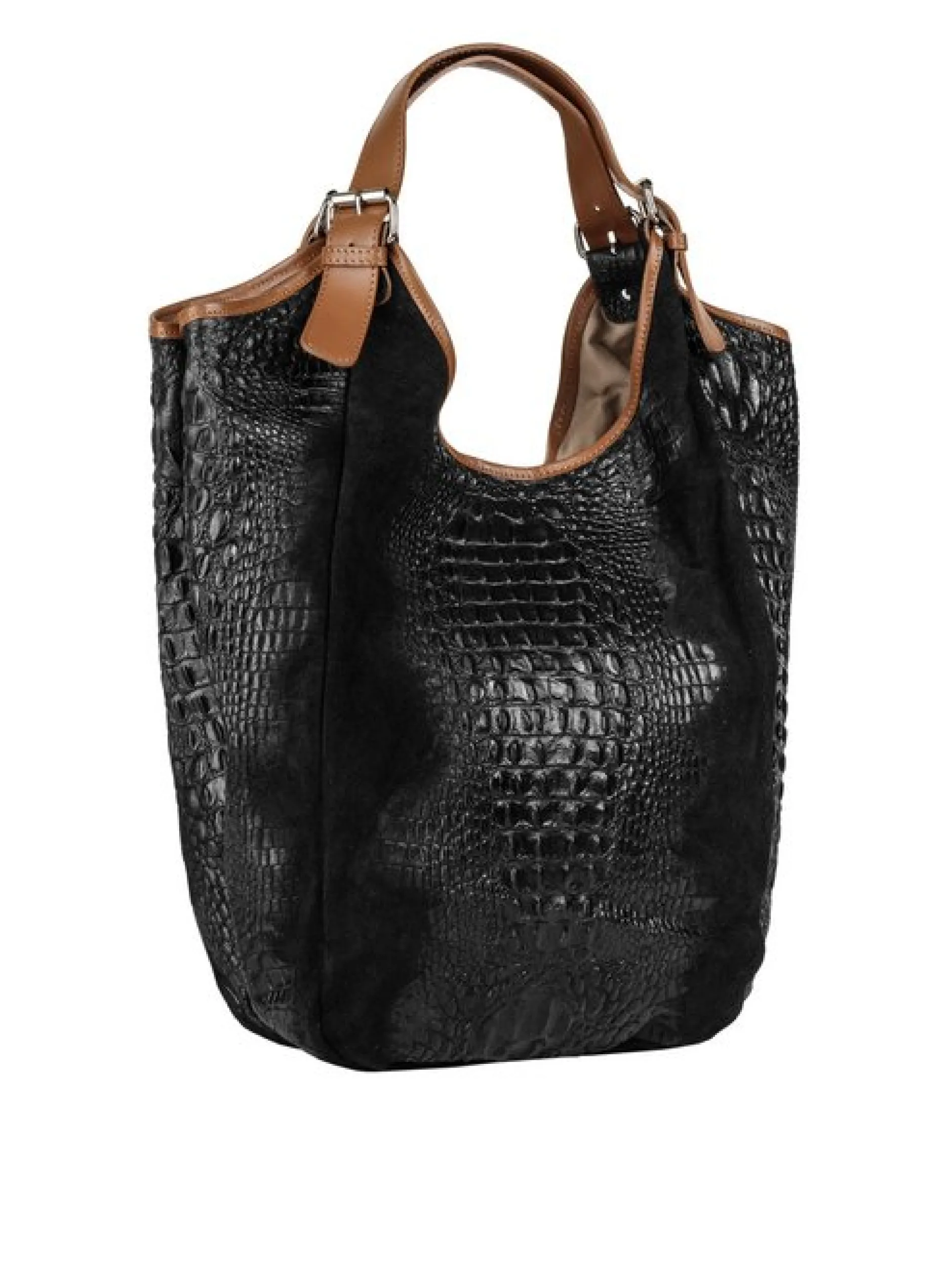 Samantha Look Damen Shopper in schwarz