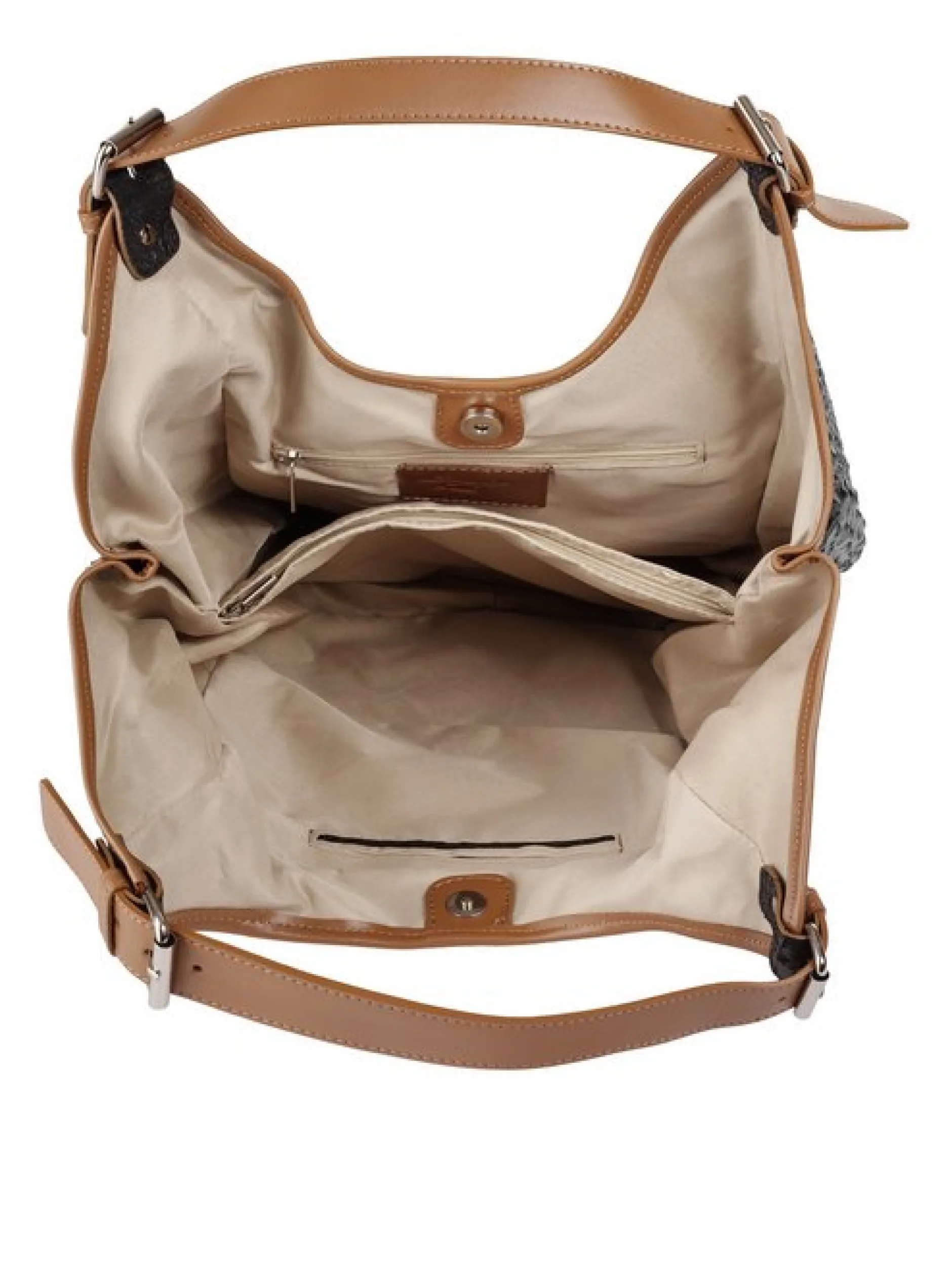 Samantha Look Damen Shopper in schwarz