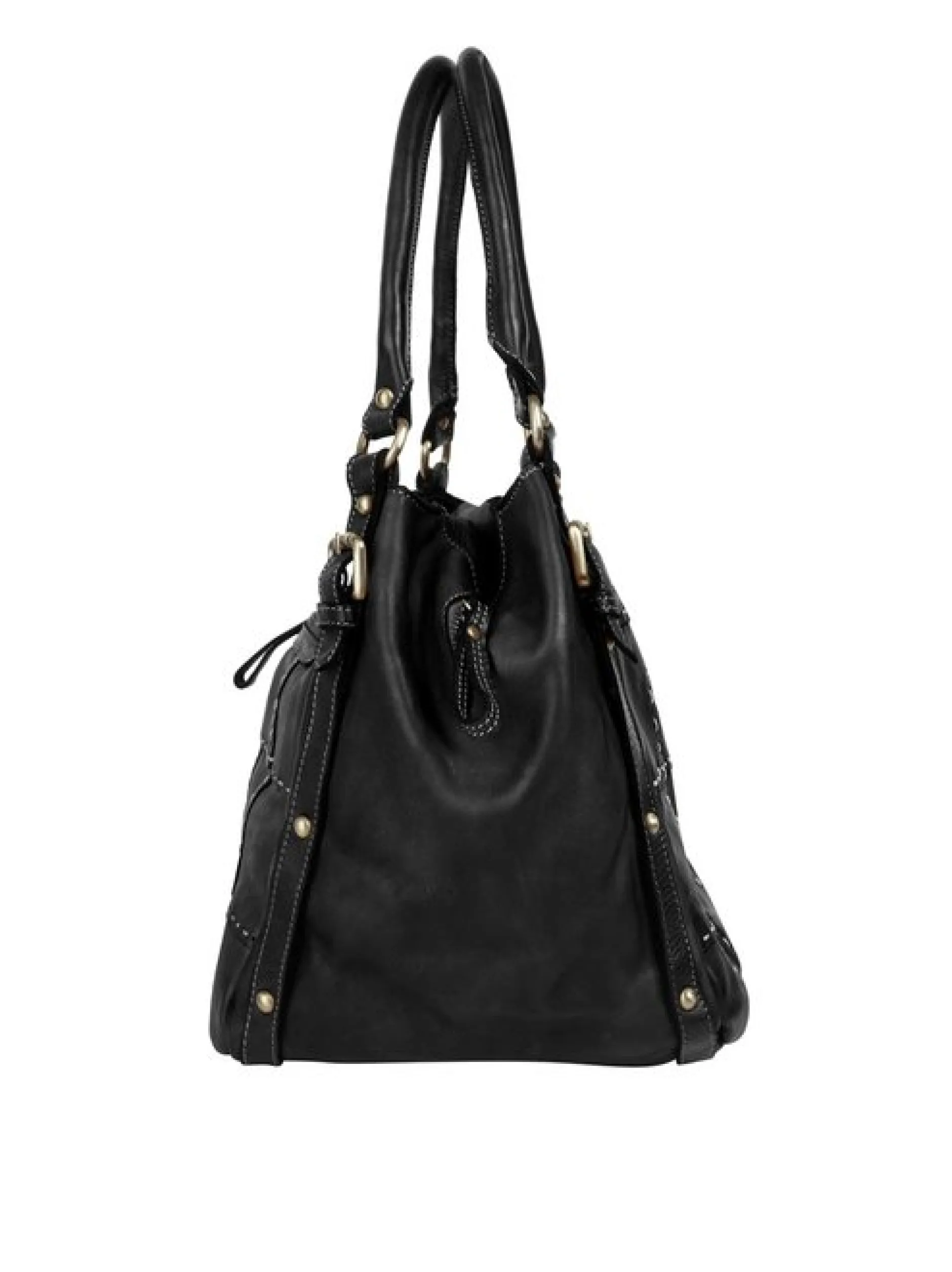 Samantha Look Damen Shopper in schwarz