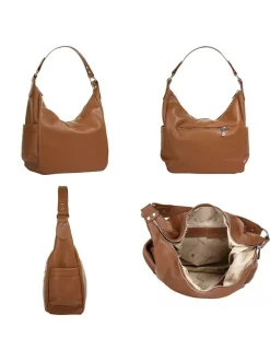 Samantha Look Damen Shopper in cognac