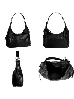 Samantha Look Damen Shopper in schwarz
