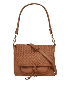 Samantha Look Damen Umhängetasche in cognac