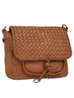 Samantha Look Damen Umhängetasche in cognac