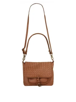Samantha Look Damen Umhängetasche in cognac