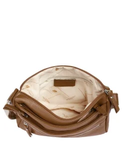 Samantha Look Damen Umhängetasche in cognac