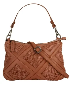Samantha Look Damen Umhängetasche in cognac