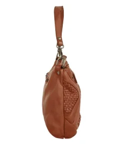 Samantha Look Damen Umhängetasche in cognac